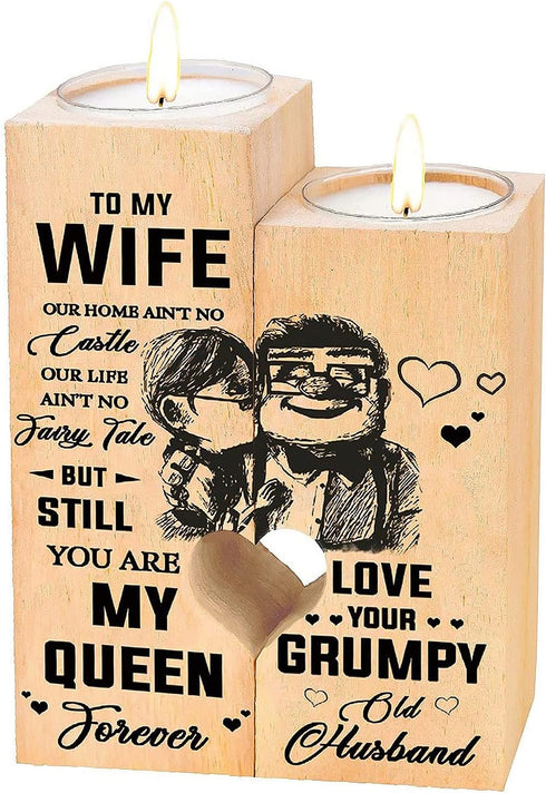 Candlestick Holder Gift for My Girl, Wife, Friend, Housewarming, Wedding, Anniversary Day, Birthday Day